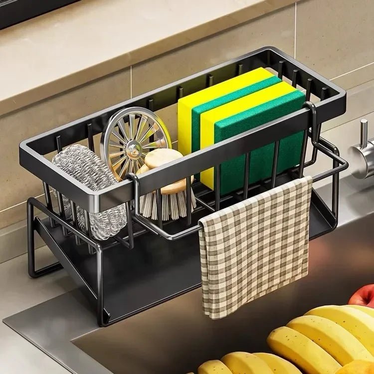Porte savon pour évier pratique compact et résistant à la rouille