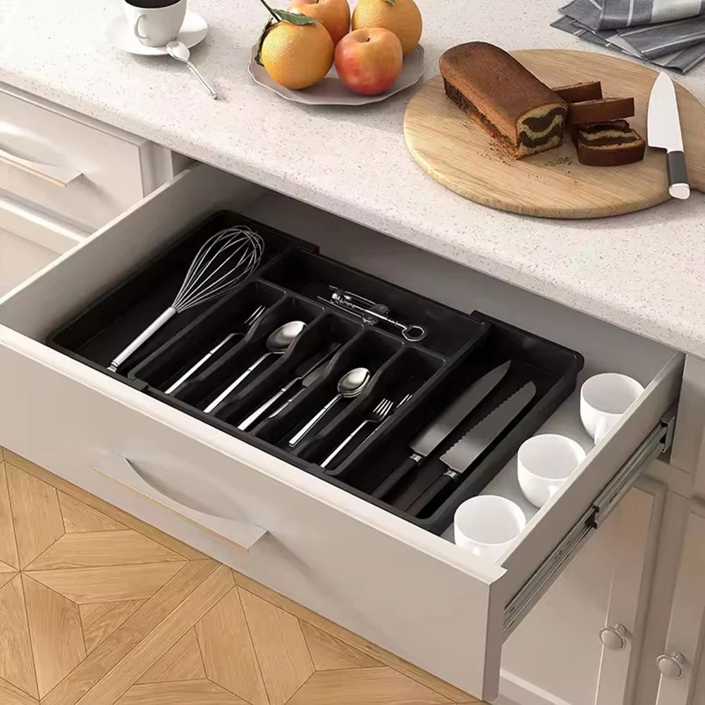 tiroir de cuisine organisé | Couteasy™ - Maitre Rangement