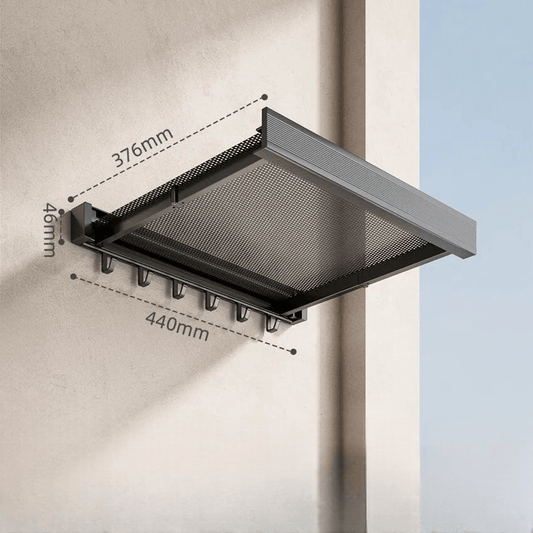 Étagère de Rangement - BathroomStorageShelf™ - Noir - Maitre Rangement
