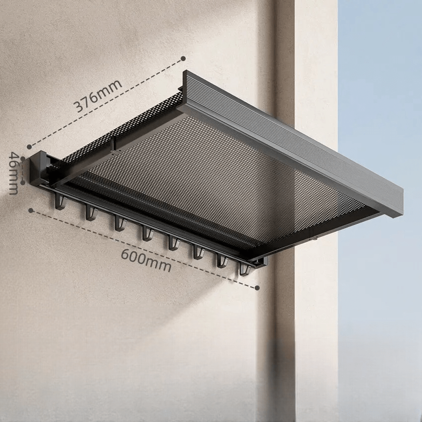 Étagère de Rangement - BathroomStorageShelf™ - Noir - Maitre Rangement