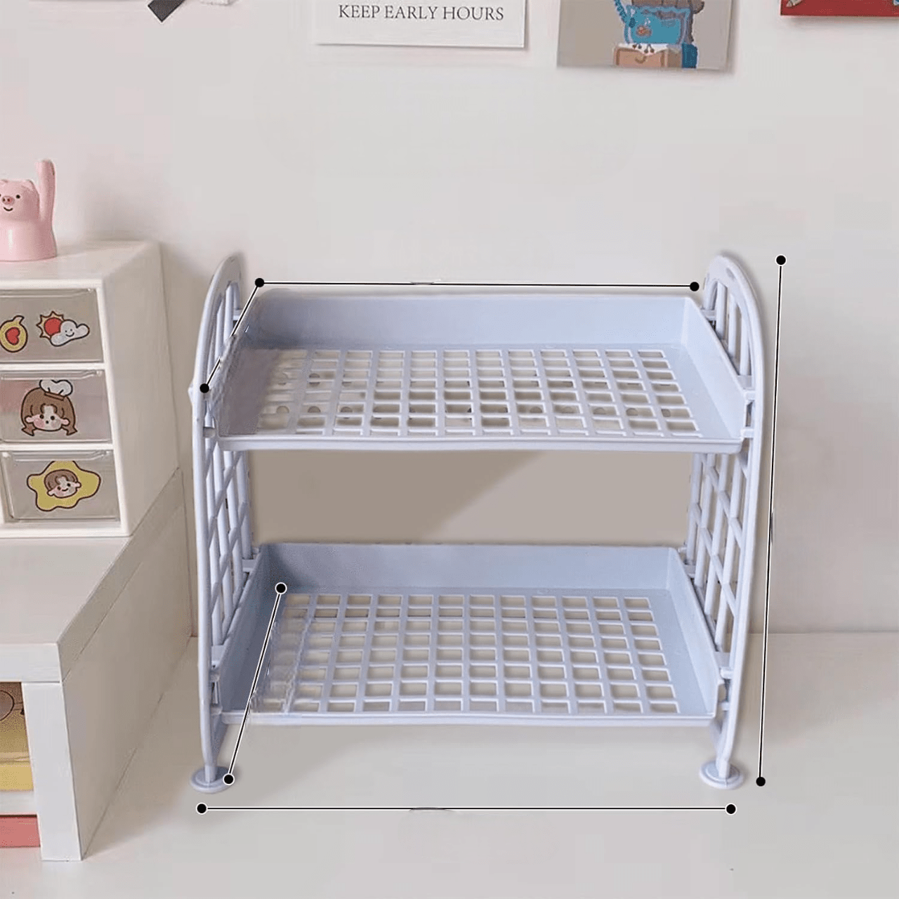 Organisateur Bureau - MinimalistDeskOrganizer™ - Bleu - Maitre Rangement