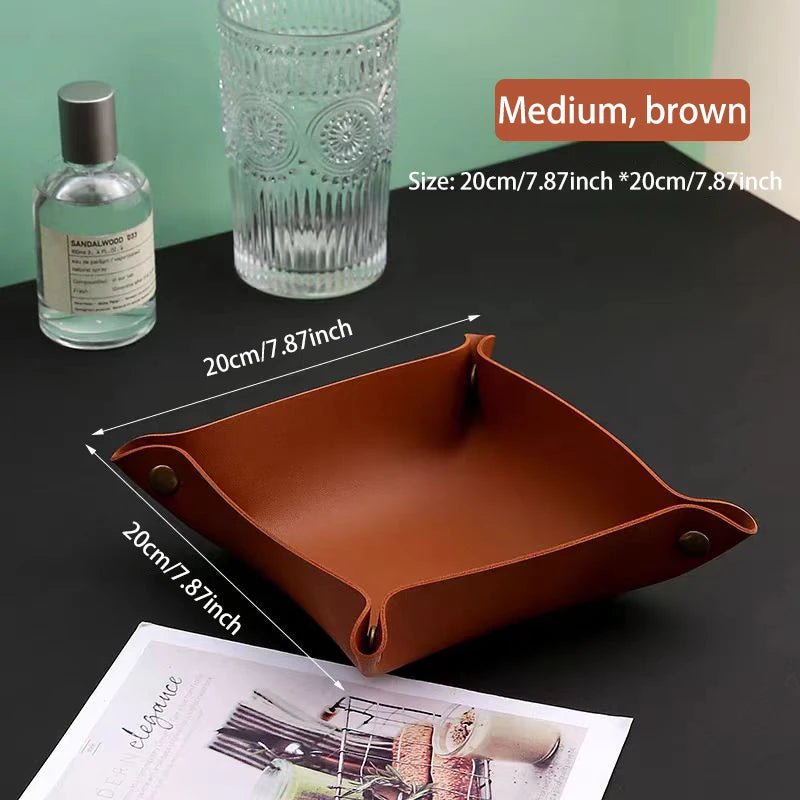 Rangement cuir multifonction - Maitre Rangement