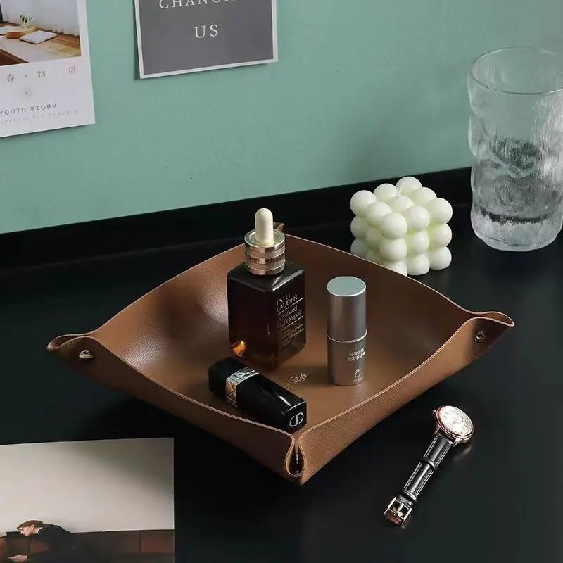 Rangement cuir multifonction - Maitre Rangement