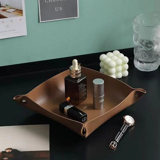 Rangement cuir multifonction - Maitre Rangement