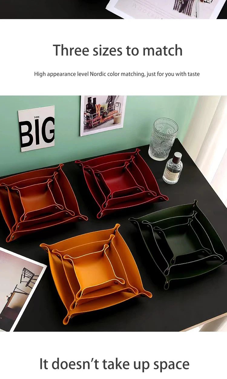 Rangement cuir multifonction - Maitre Rangement